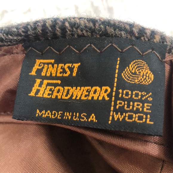 Flat cap 100% pure wool Size 7- 7 1/8 Medium - Picture 2 of 16